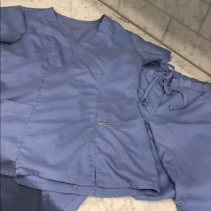 Grey’s Anatomy baby blue Scrub set